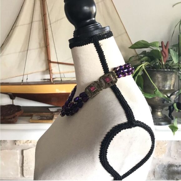 OAK antique Swarovski aurora crystal necklace - Picture 4 of 6